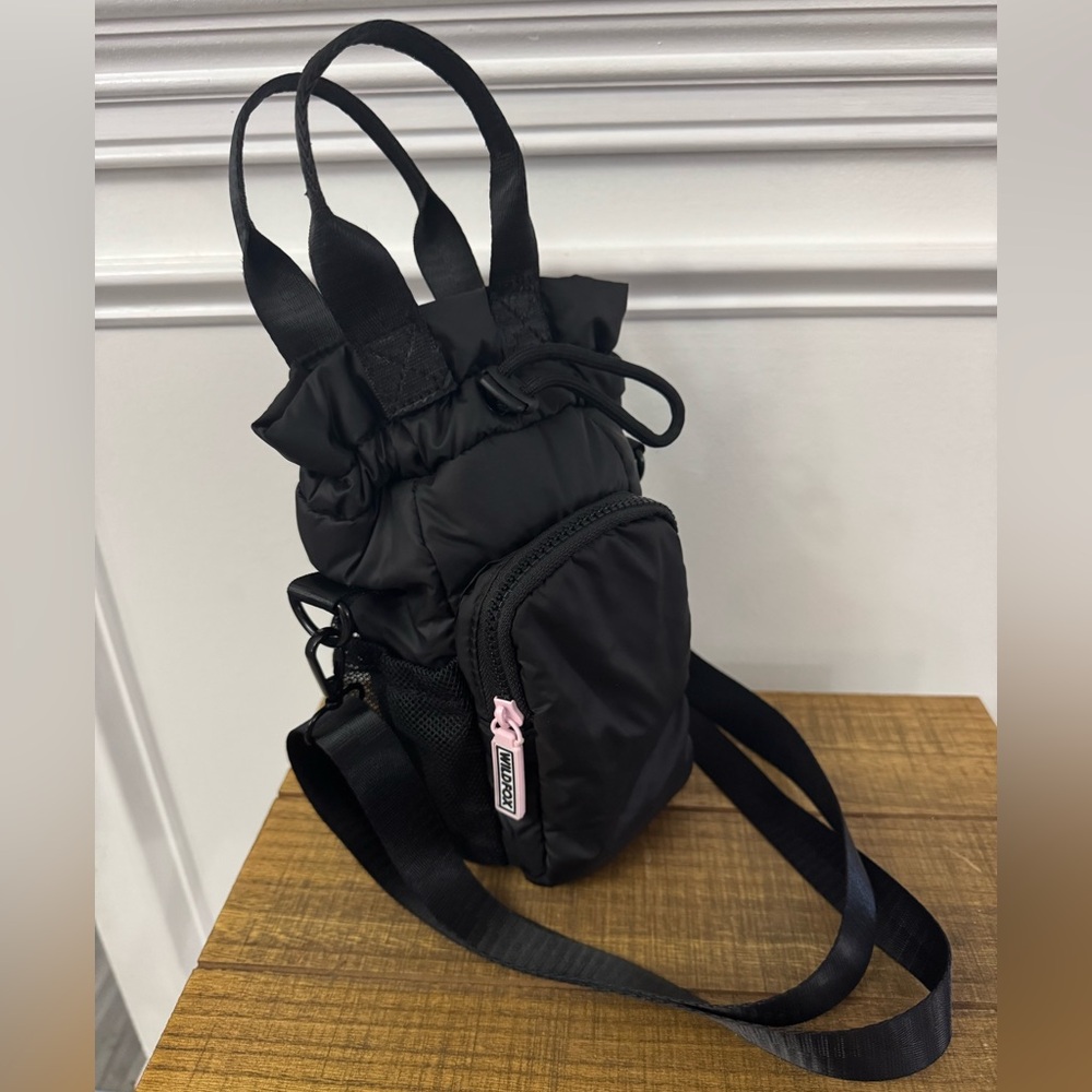WILDFOX Black Nylon Water bottle Bag